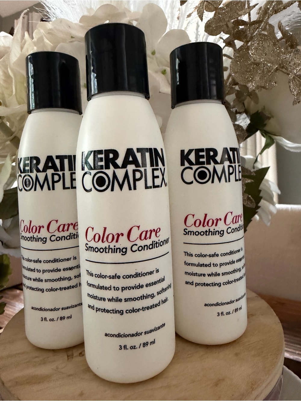 LOT OF 3 Keratin Complex (3) 3 oz travel size Conditioner color care NEW